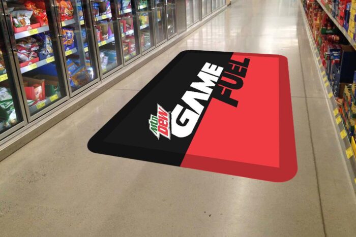 Mtn Dew Game Fuel Logo Mat