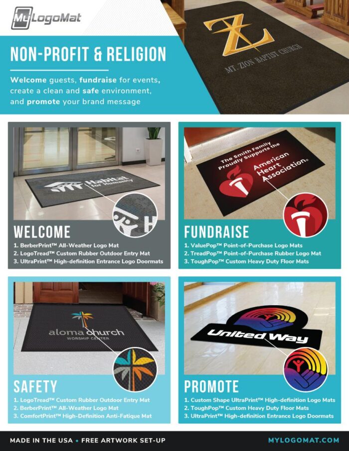 Nonprofit Logo Mats